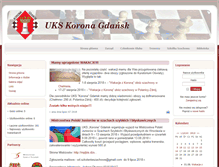 Tablet Screenshot of koronagdansk.pl